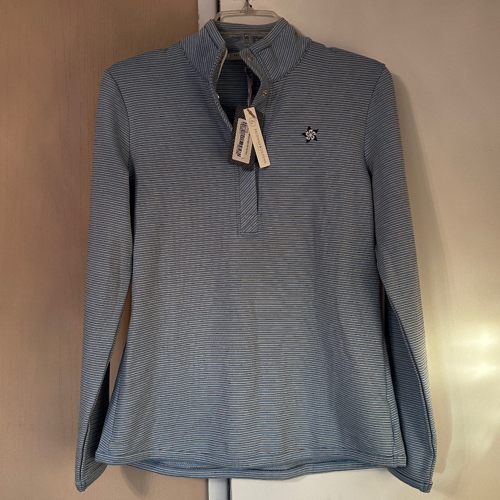 NEW Fairway & Greene Ladies Medium Kate Old School Golf Longsleeve Shirt